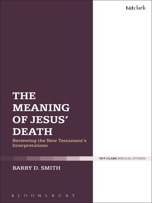 cover image of The Meaning of Jesus' Death